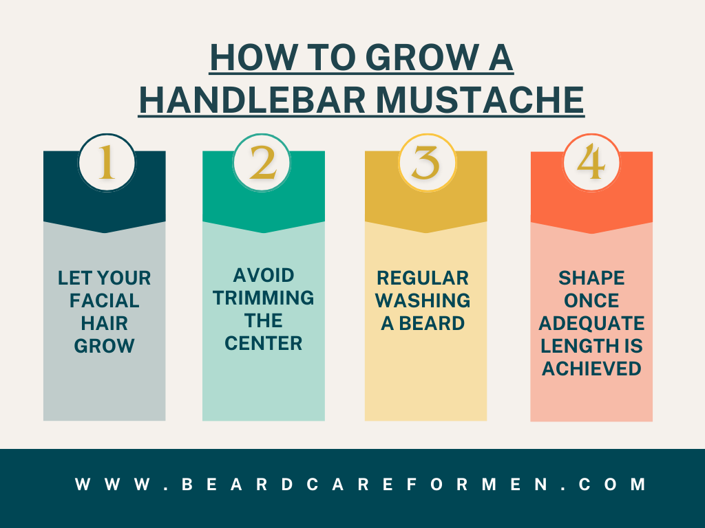 how to grow a handlebar mustache