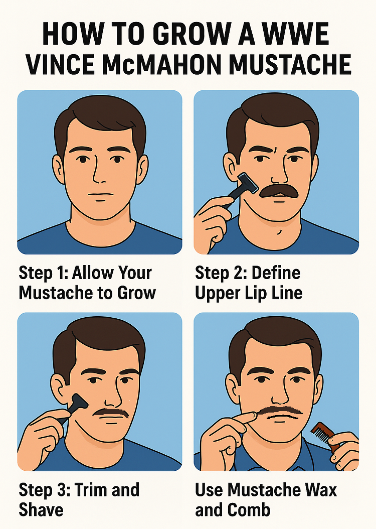 Vince McMahon Mustache