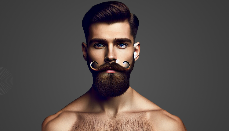 The Circle Beard - medium beard styles