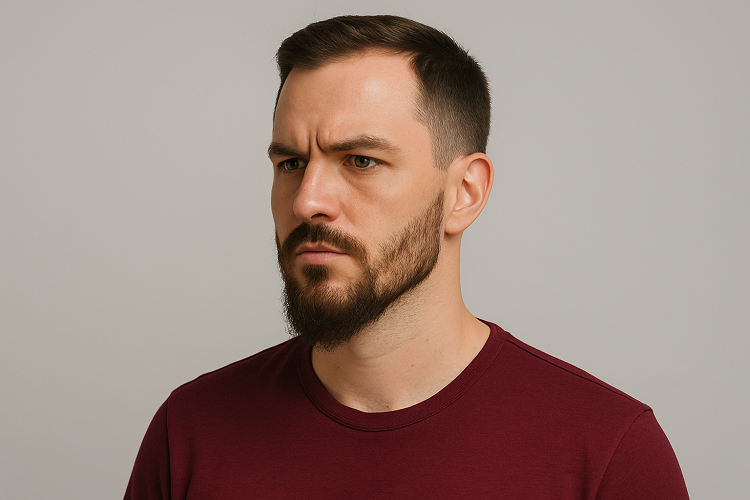 Sharp Patchy Beard Style