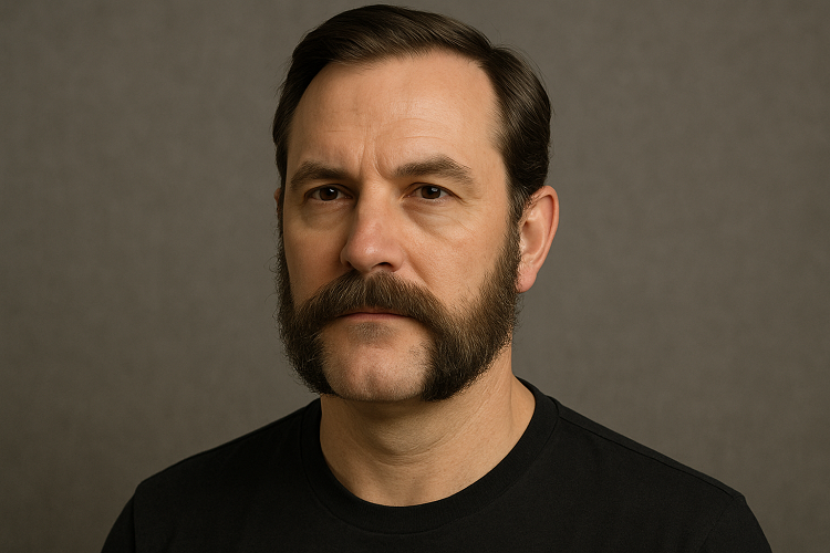 Mutton Chops Beard with Mustache