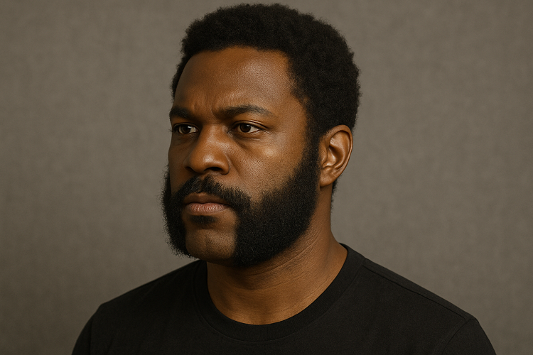Mutton Chops Beard Black Man
