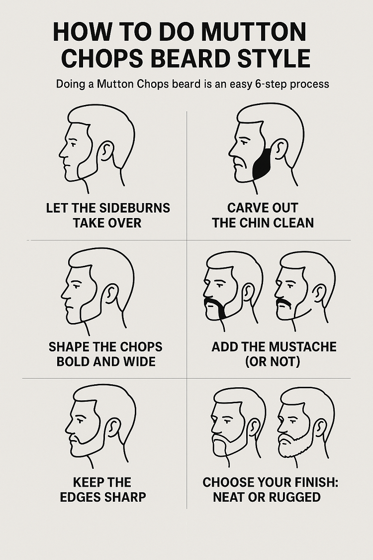 How To Do Mutton Chops Beard Style