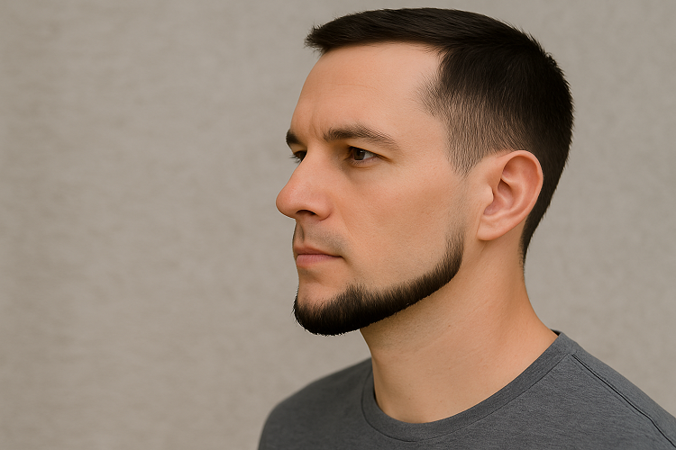 Chin Strap Beard No Sideburns