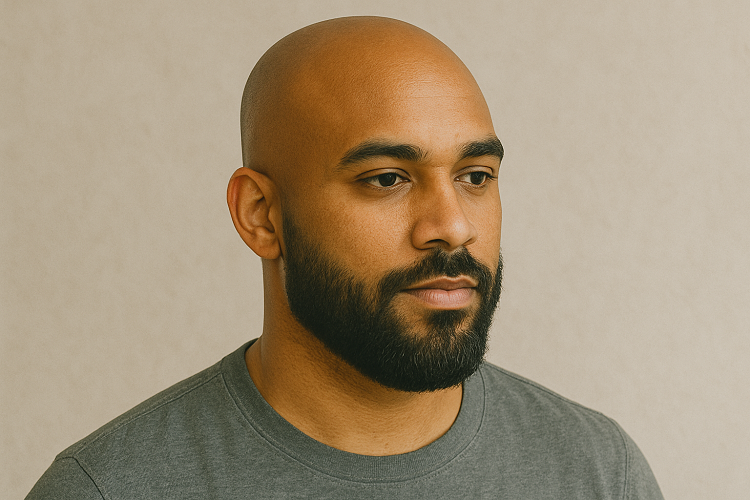 beard styles for bald black men