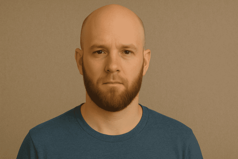 Bald & Beard Without Mustache