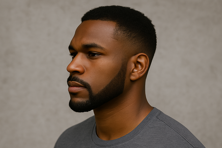 Chin Strap Beard for Black Men