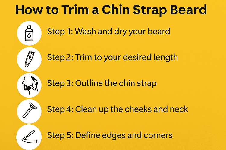 How to Trim a Chin Strap Beard