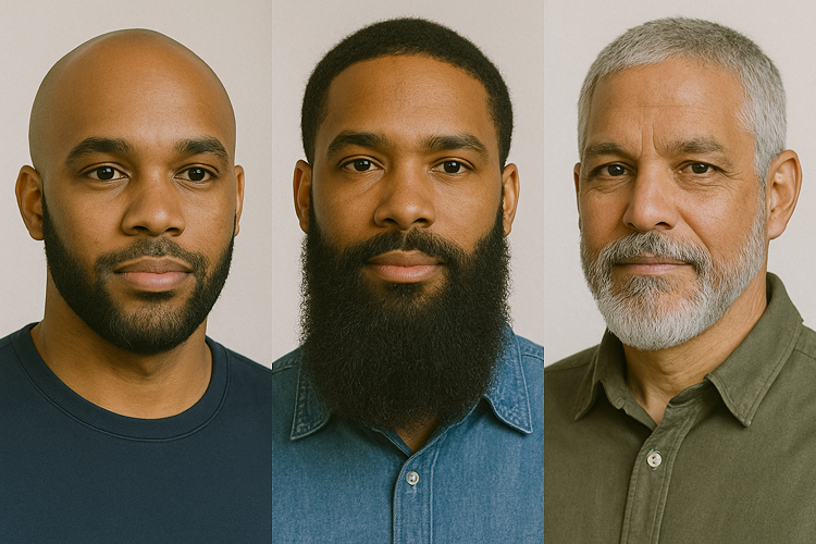 black men beard styles