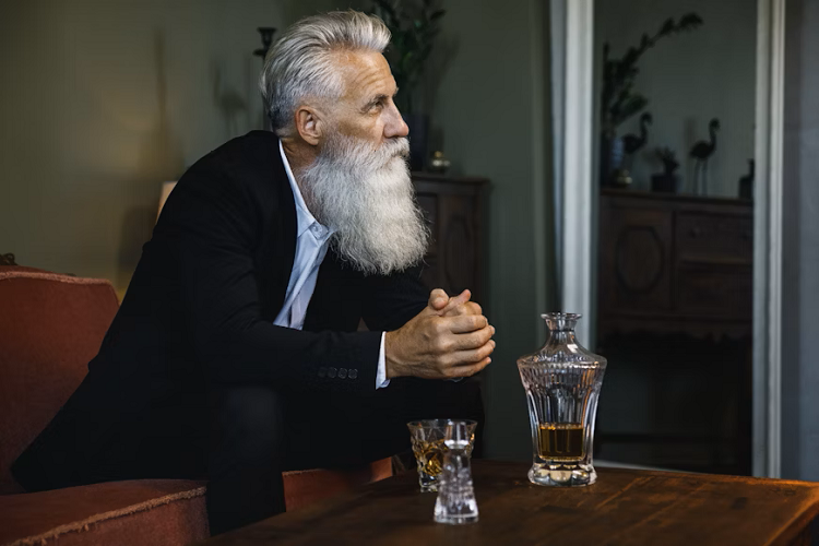 long white beard