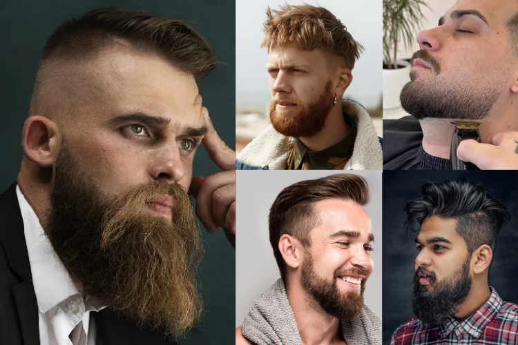 Mens Hairstyles with Beard