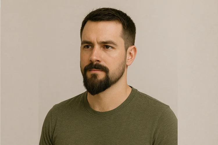 Van Dyke Beard with Stubble